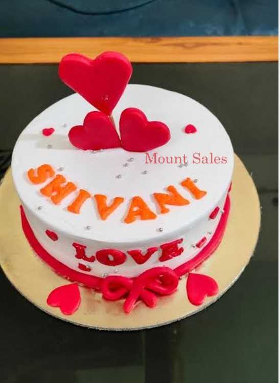 Premium RED N White Velvet Cake